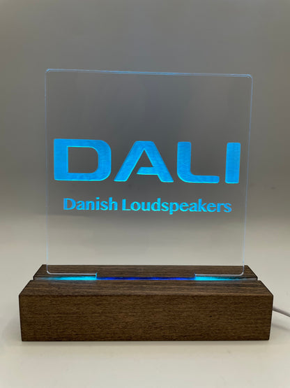 LED Acrylic Music Sign Danish Loudspeakers