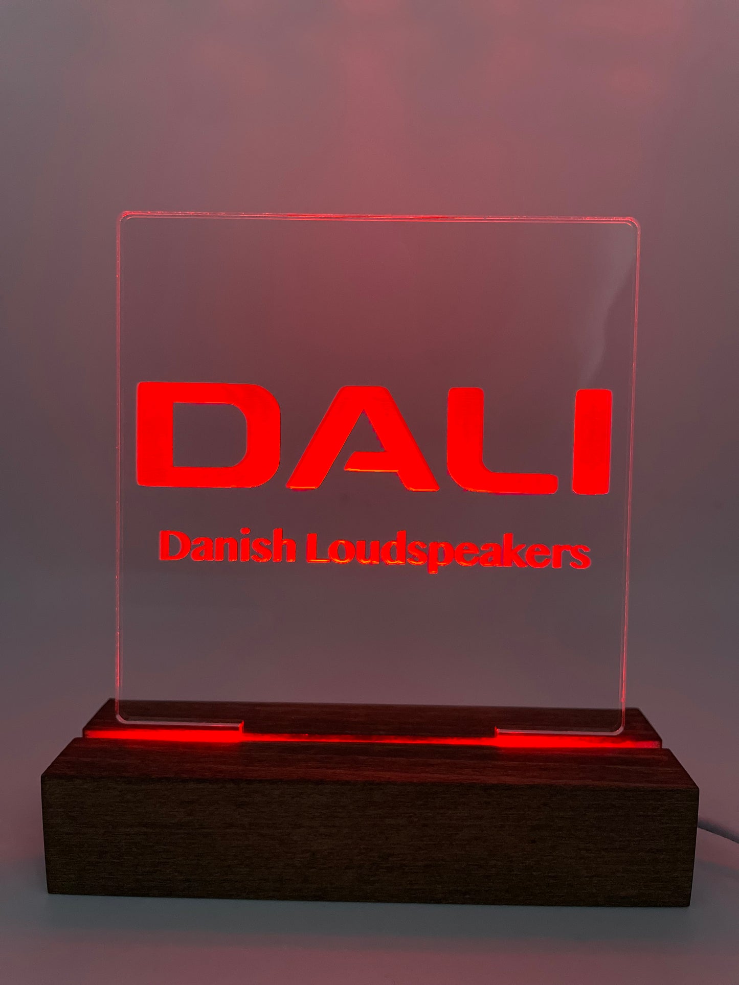 LED Acrylic Music Sign Danish Loudspeakers