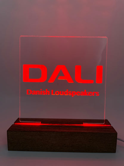 LED Acrylic Music Sign Danish Loudspeakers