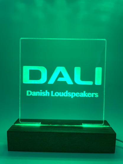 LED Acrylic Music Sign Danish Loudspeakers