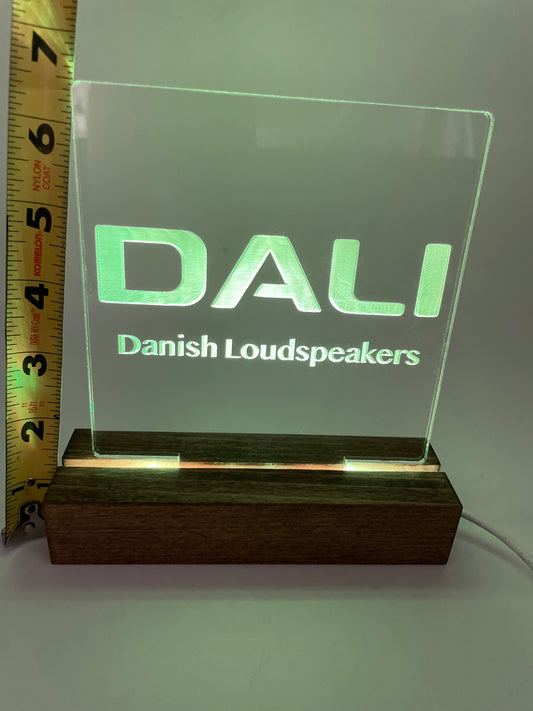 LED Acrylic Music Sign Danish Loudspeakers
