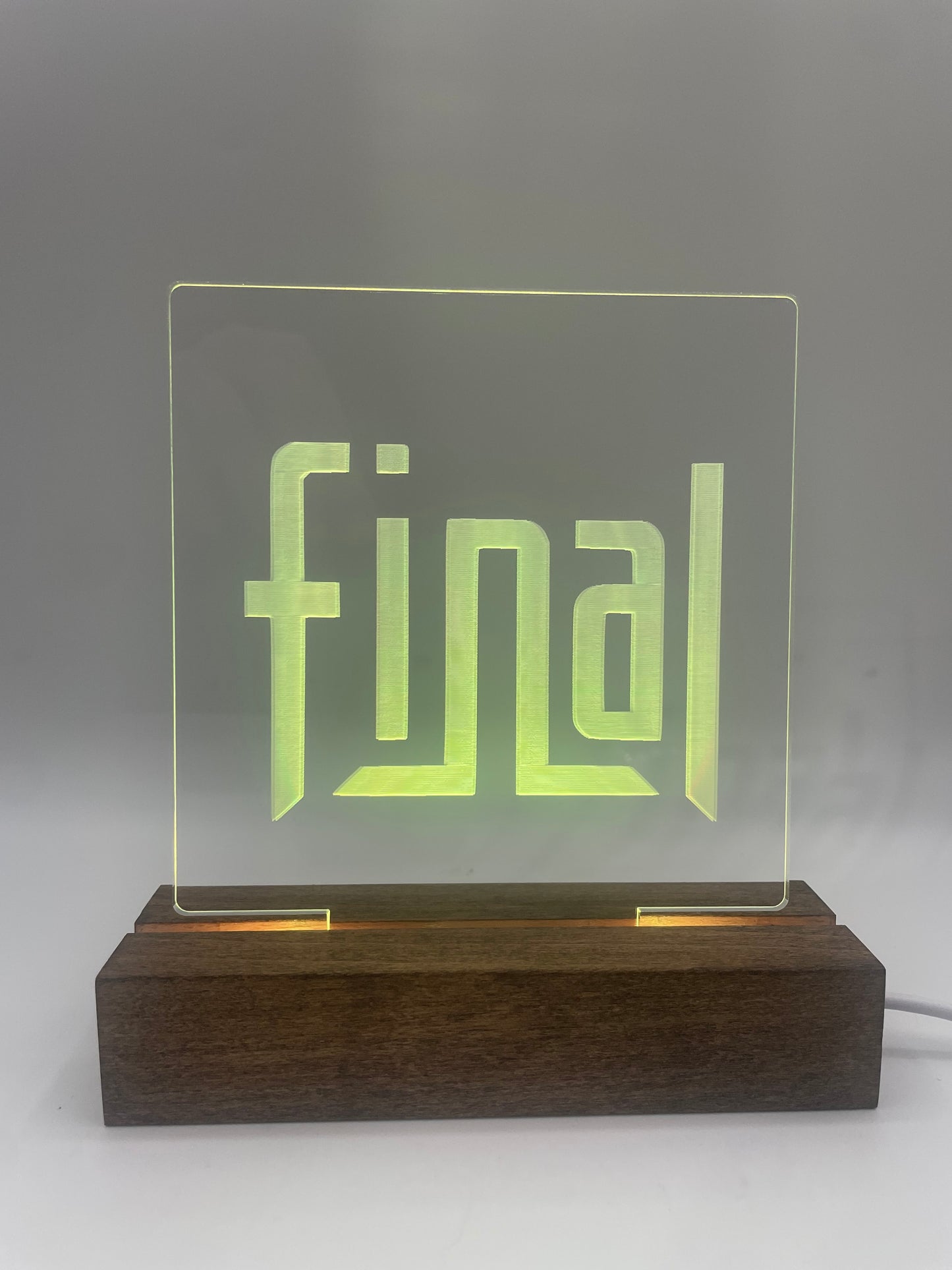 LED Acrylic Music Sign Deocoration for Music Lovers Final