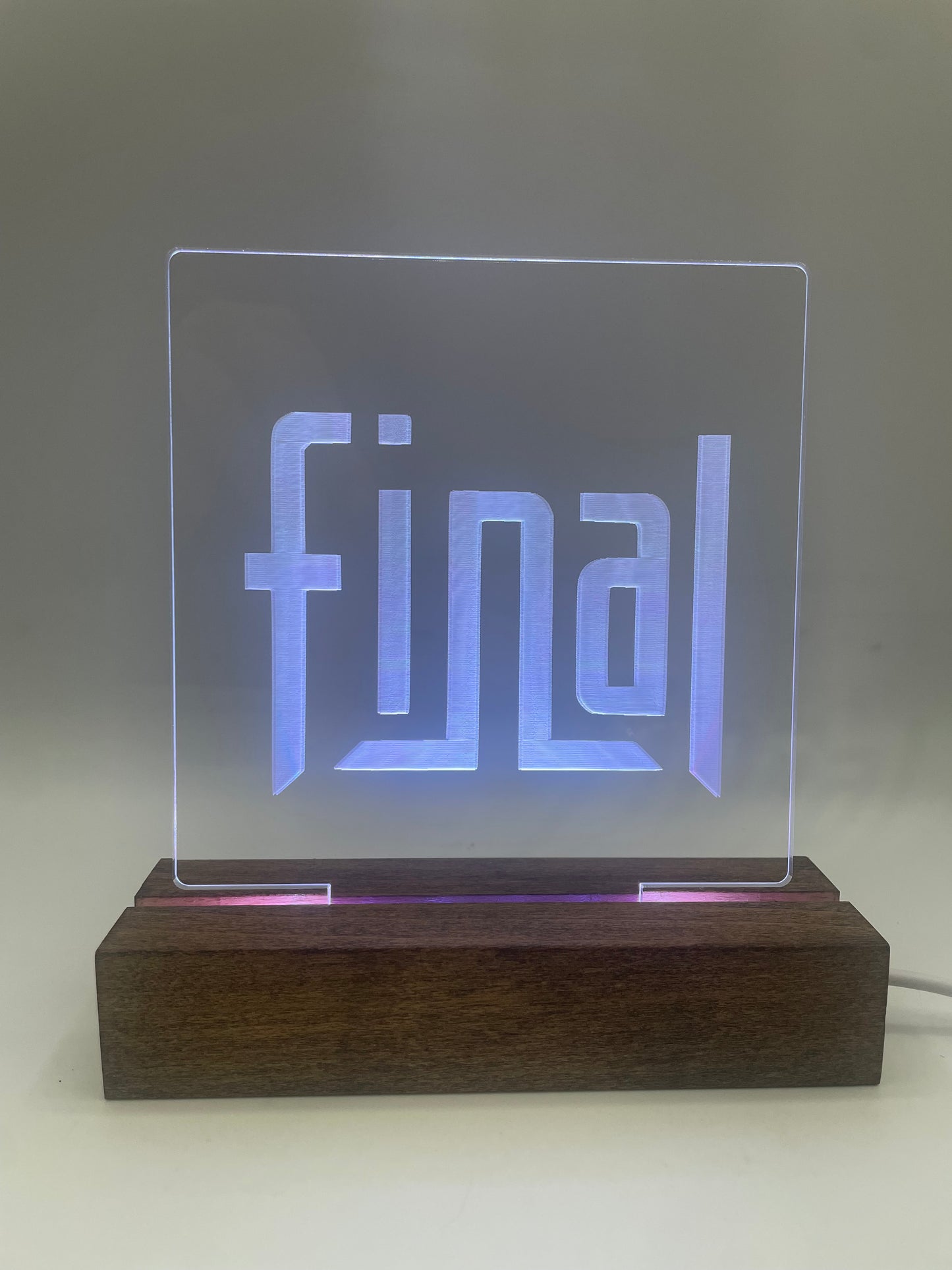 LED Acrylic Music Sign Deocoration for Music Lovers Final