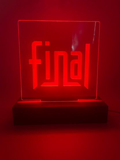 LED Acrylic Music Sign Deocoration for Music Lovers Final