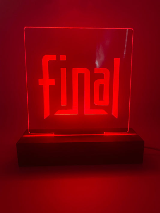 LED Acrylic Music Sign Deocoration for Music Lovers Final