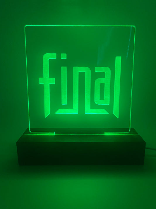 LED Acrylic Music Sign Deocoration for Music Lovers Final