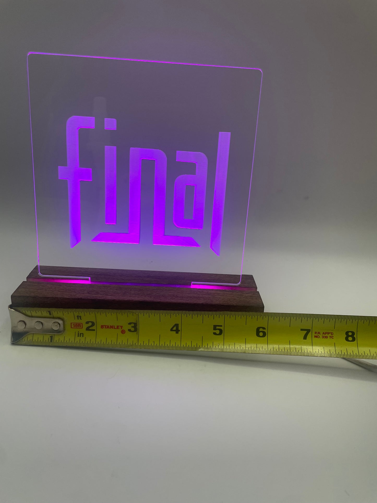 LED Acrylic Music Sign Deocoration for Music Lovers Final