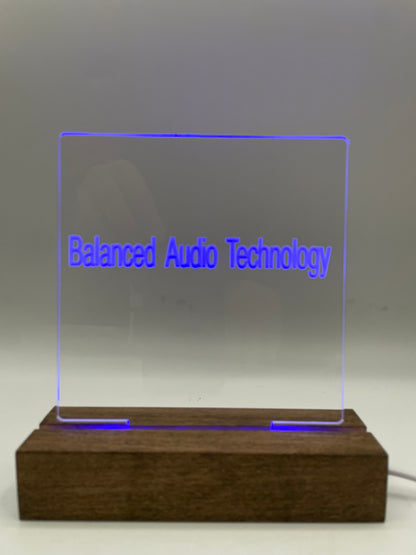 LED Acrylic Lighted Music Sign Audio Decoration Balanced