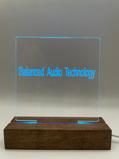 LED Acrylic Lighted Music Sign Audio Decoration Balanced
