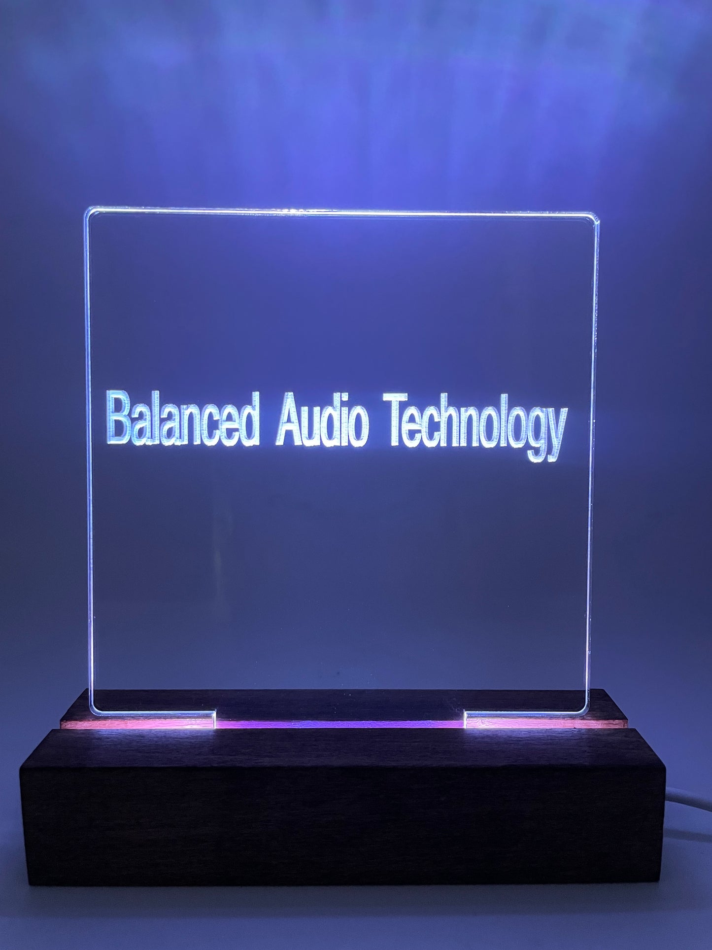 LED Acrylic Lighted Music Sign Audio Decoration Balanced