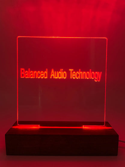 LED Acrylic Lighted Music Sign Audio Decoration Balanced