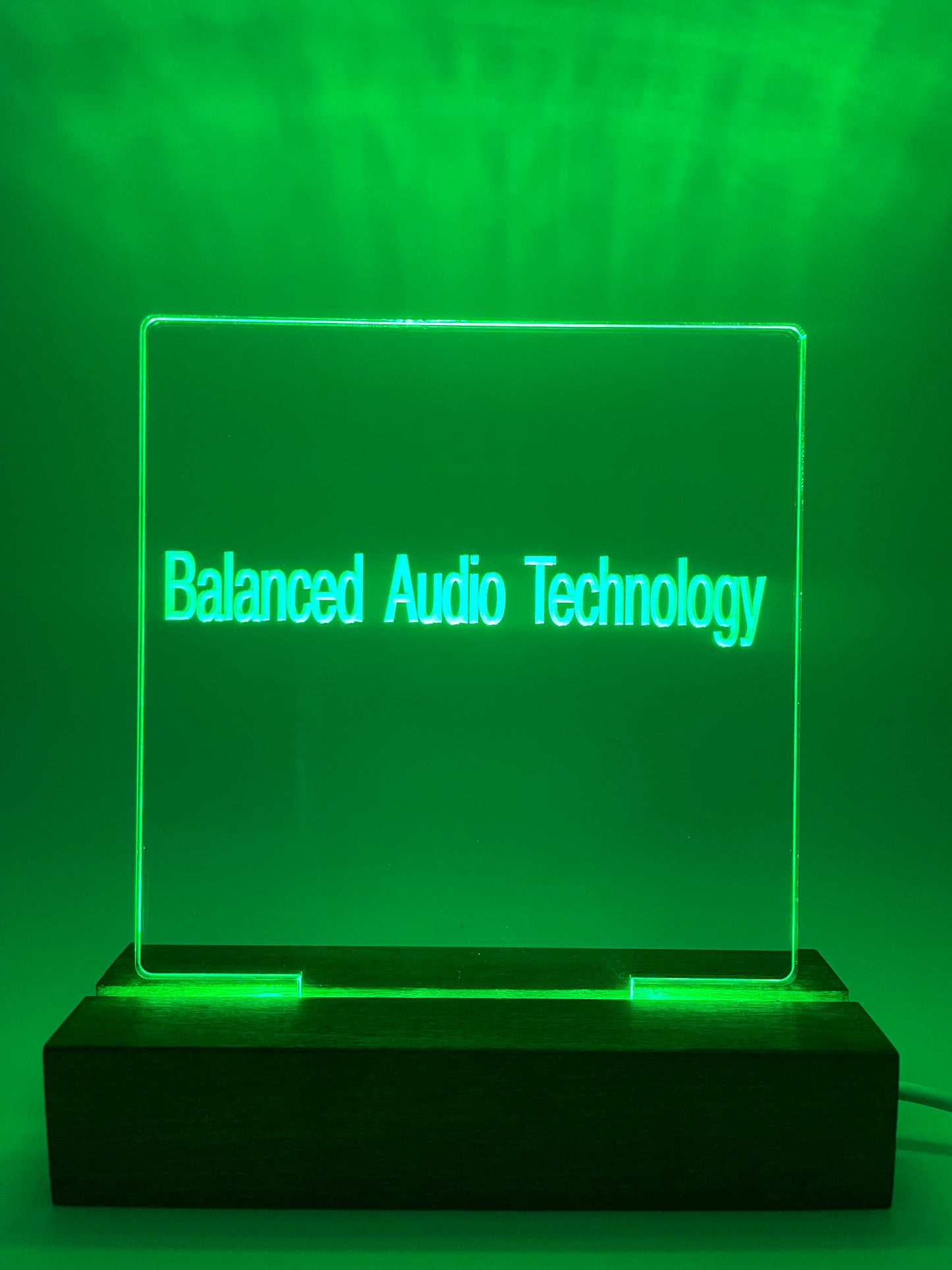LED Acrylic Lighted Music Sign Audio Decoration Balanced