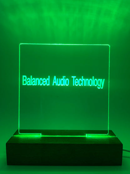 LED Acrylic Lighted Music Sign Audio Decoration Balanced