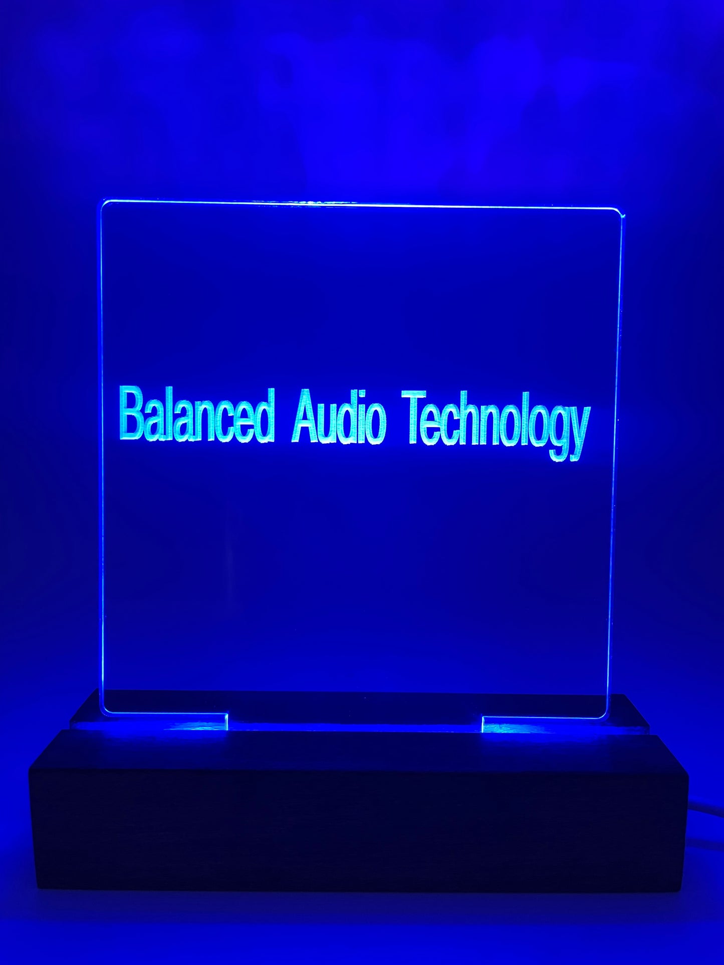 LED Acrylic Lighted Music Sign Audio Decoration Balanced