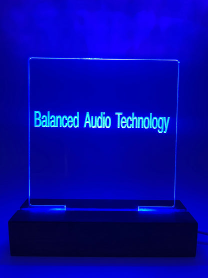 LED Acrylic Lighted Music Sign Audio Decoration Balanced