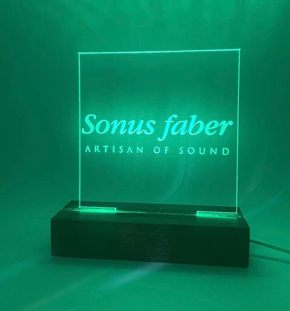 LED Acrylic Music Lovers Sonus Faber Decoration