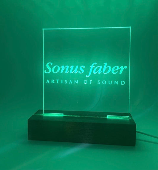LED Acrylic Music Lovers Sonus Faber Decoration