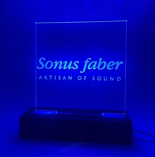 LED Acrylic Music Lovers Sonus Faber Decoration