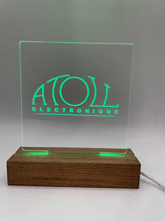 LED Acrylic Music Sign Decoration for Music Lovers Atoll