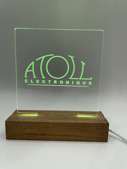 LED Acrylic Music Sign Decoration for Music Lovers Atoll