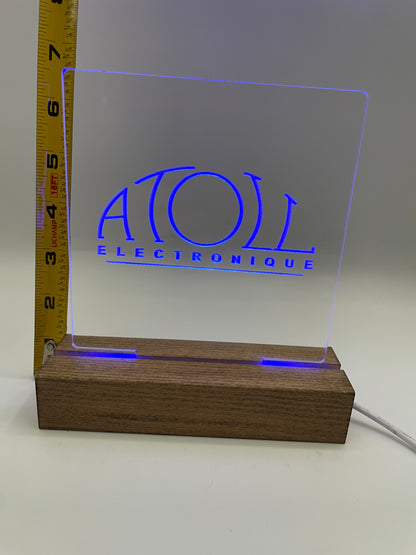 LED Acrylic Music Sign Decoration for Music Lovers Atoll