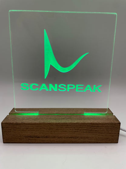 LED Music Acrylic Light Sign Decoration for Music Lovers Scanspeak