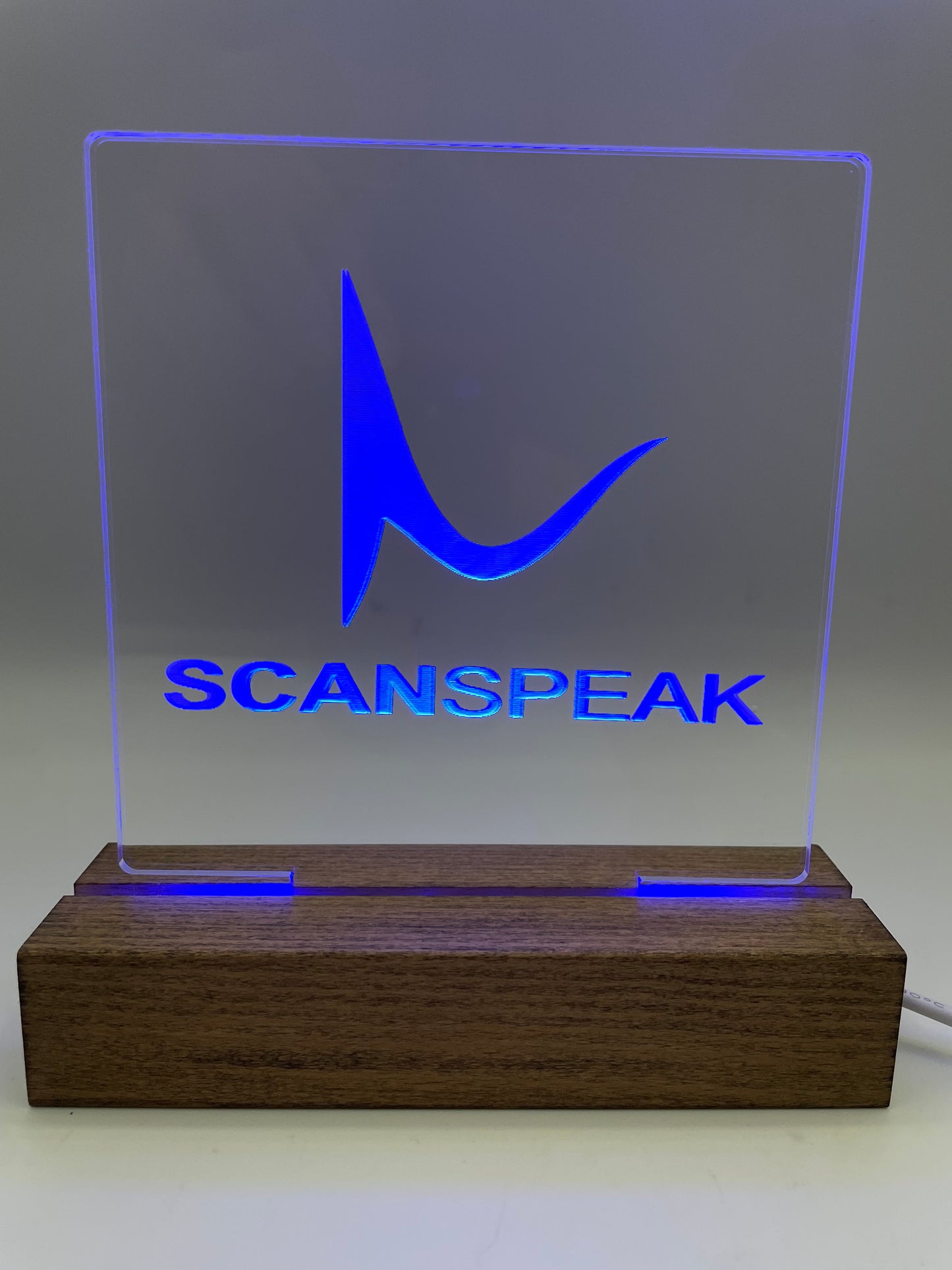 LED Music Acrylic Light Sign Decoration for Music Lovers Scanspeak
