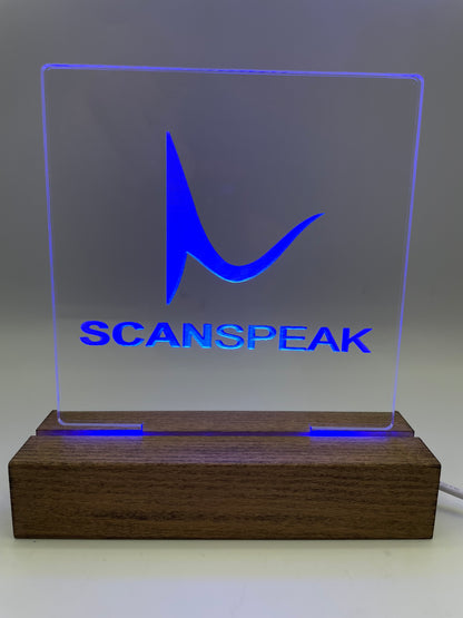 LED Music Acrylic Light Sign Decoration for Music Lovers Scanspeak