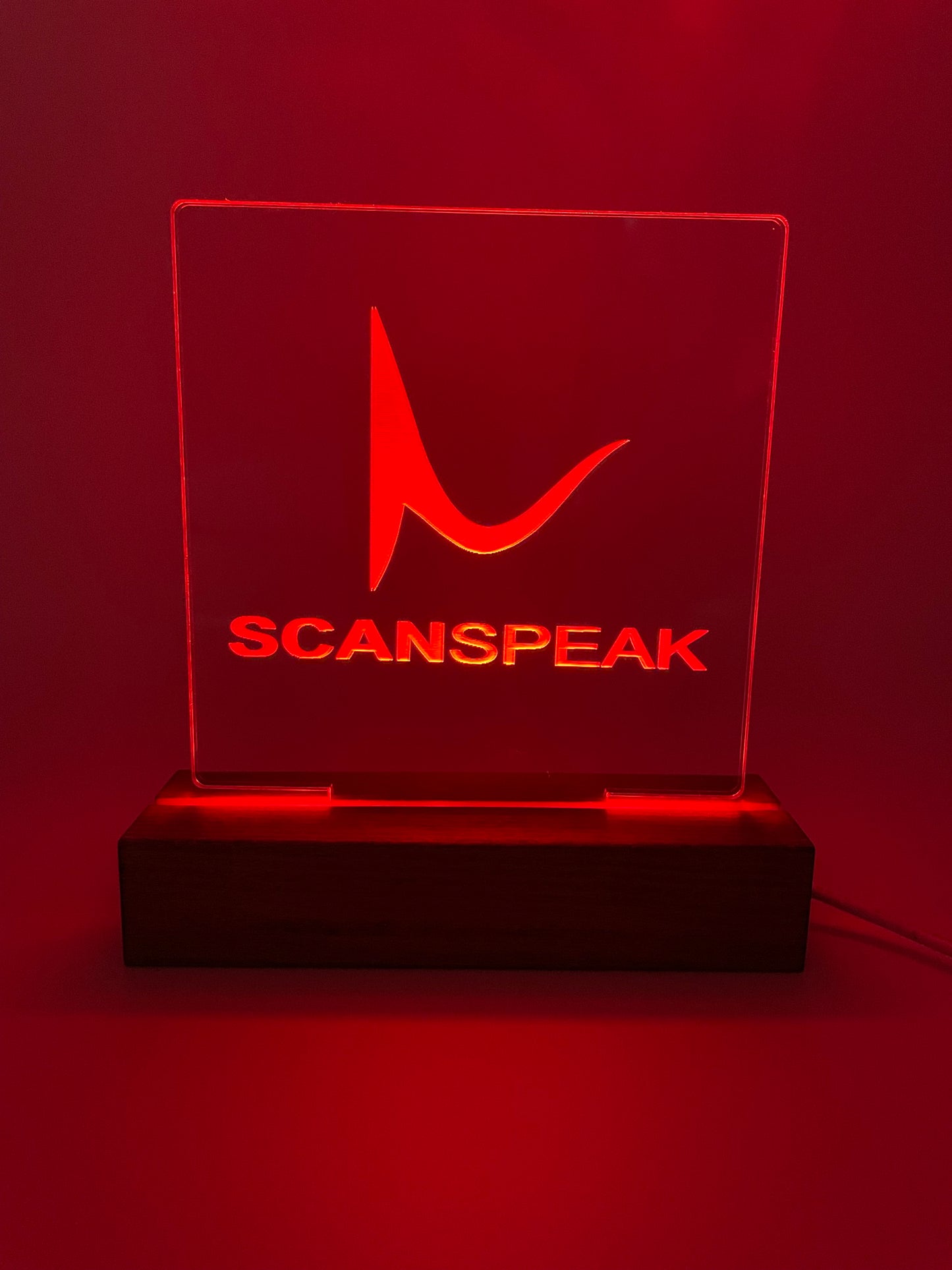 LED Music Acrylic Light Sign Decoration for Music Lovers Scanspeak