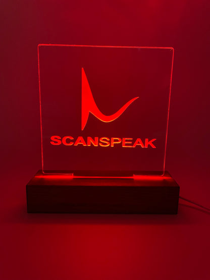 LED Music Acrylic Light Sign Decoration for Music Lovers Scanspeak