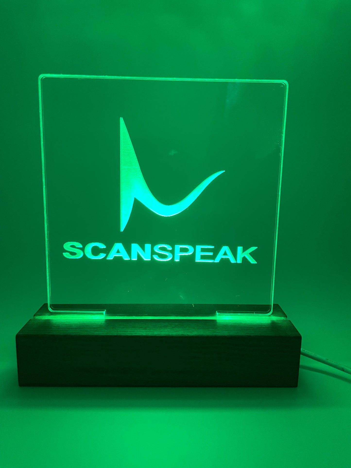 LED Music Acrylic Light Sign Decoration for Music Lovers Scanspeak