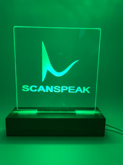 LED Music Acrylic Light Sign Decoration for Music Lovers Scanspeak
