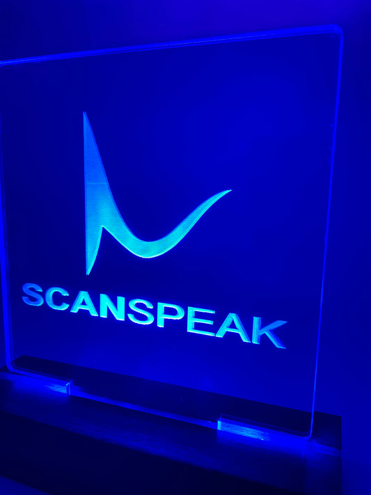 LED Music Acrylic Light Sign Decoration for Music Lovers Scanspeak