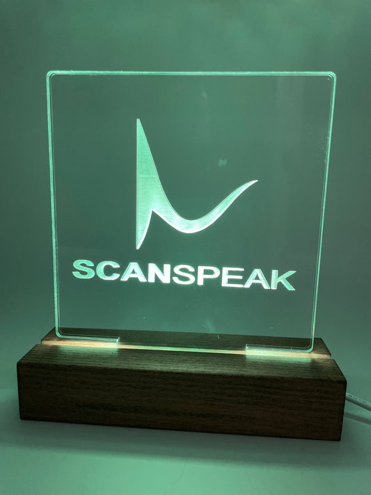 LED Music Acrylic Light Sign Decoration for Music Lovers Scanspeak