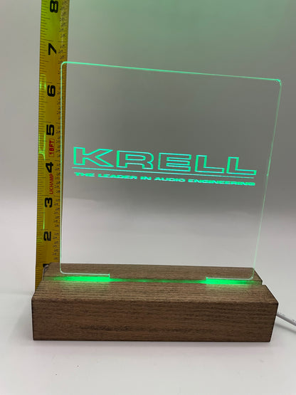 LED Acrylic Music Sign Decoration for Music Room Krell
