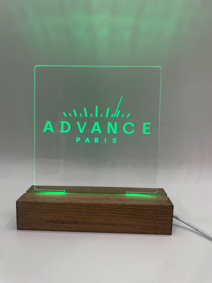 LED Acrylic Music Sign Decoration Music Room Advance