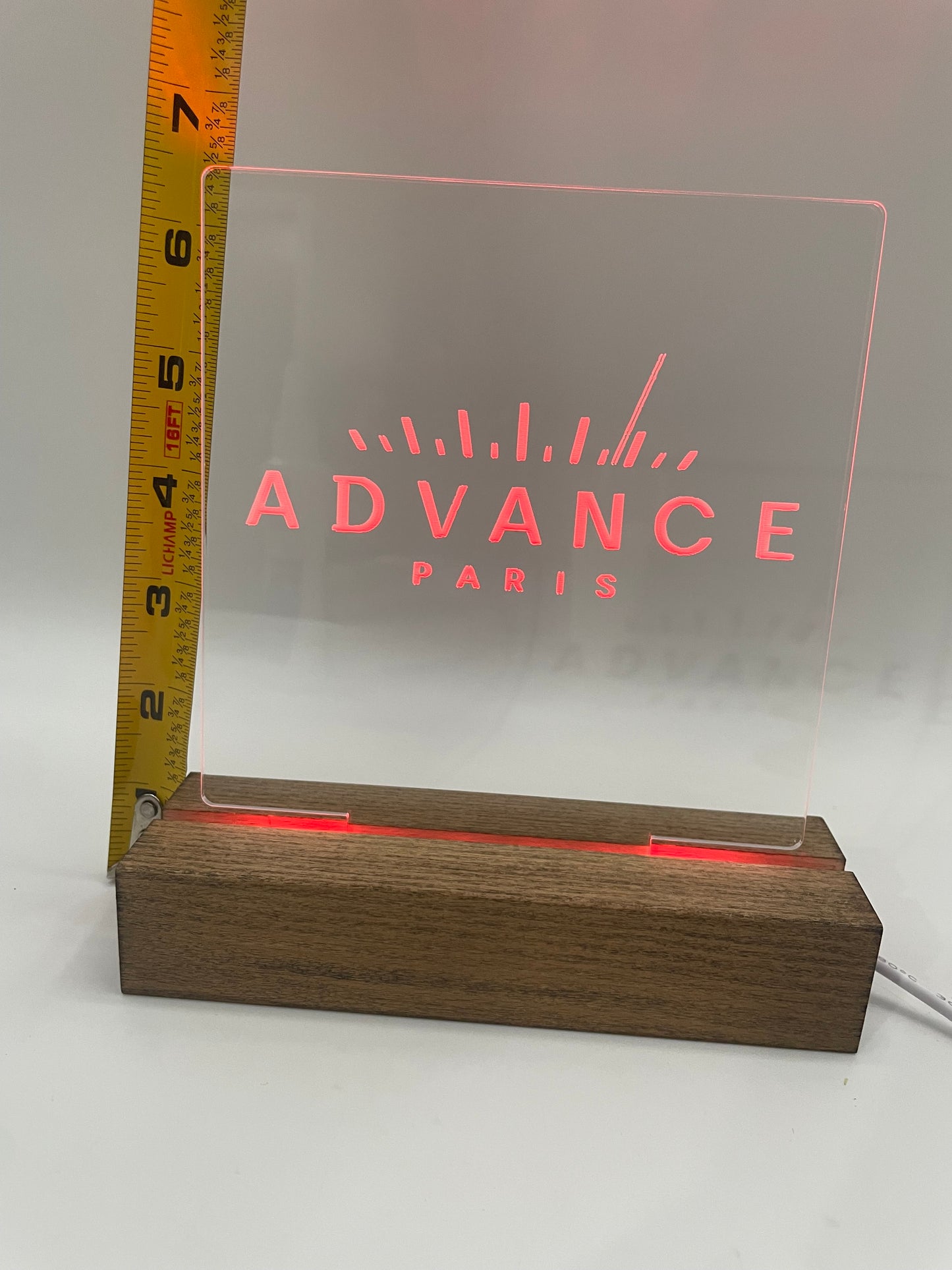 LED Acrylic Music Sign Decoration Music Room Advance