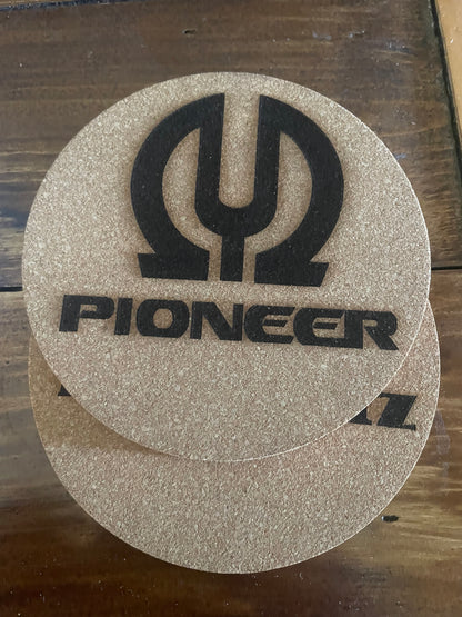 Cork Coasters Set of 4 Music Theme 4" Round