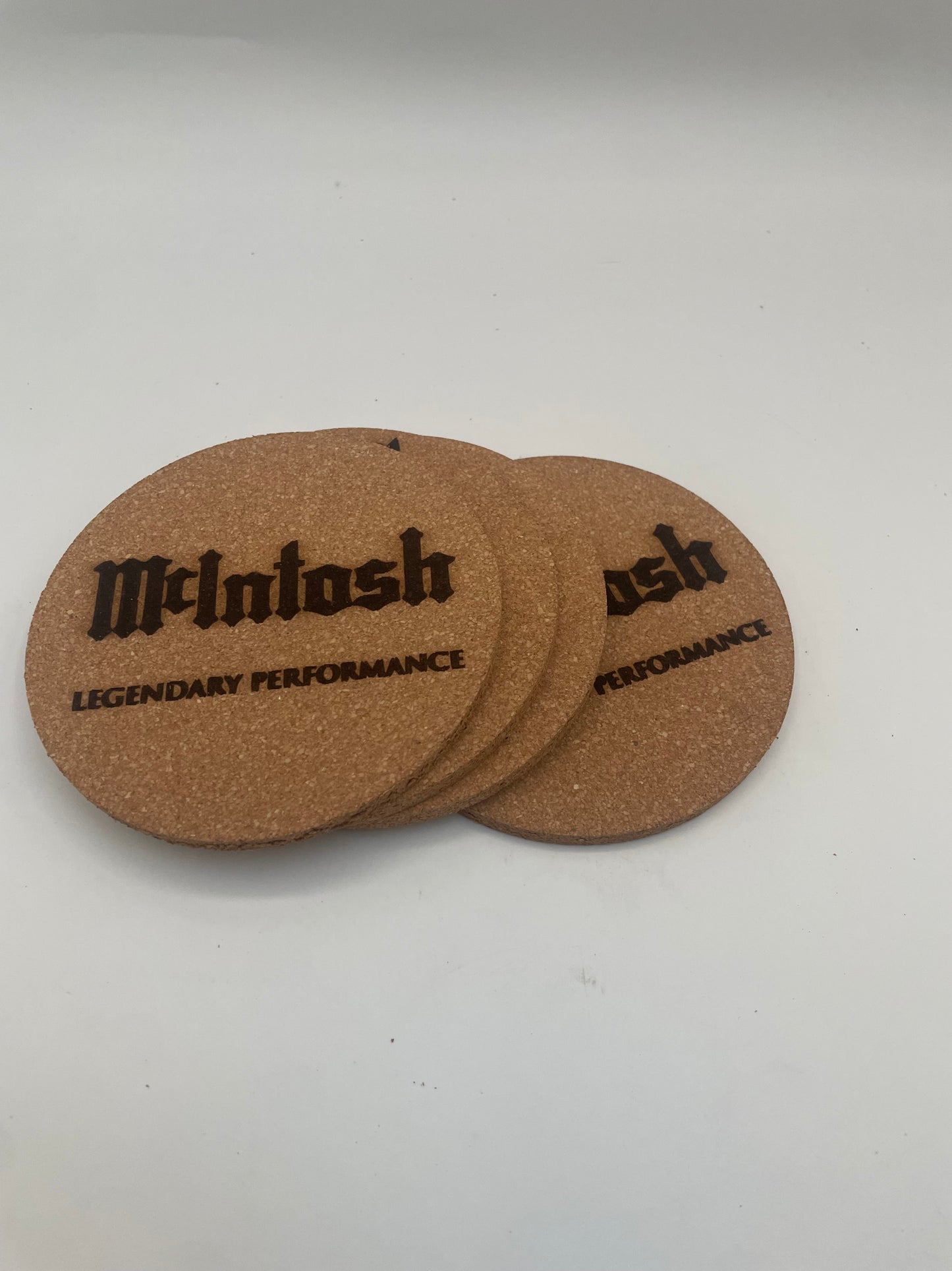 Cork Coasters Set of 4 Music Theme 4" Round