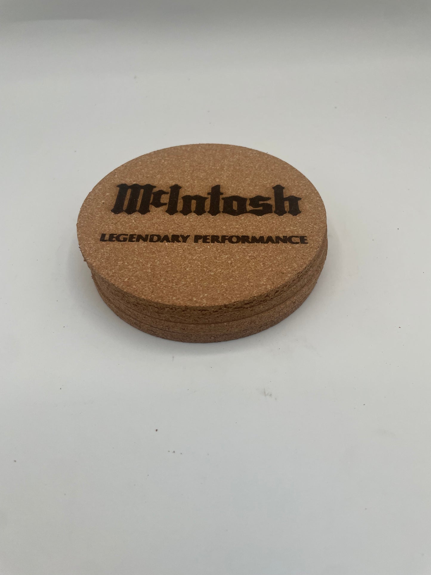Cork Coasters Set of 4 Music Theme 4" Round