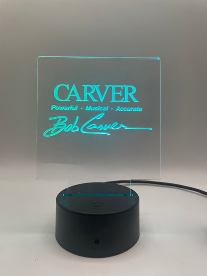 LED Acrylic Sign Music Lover's Room Decoration Carver