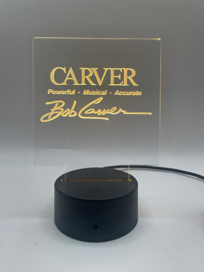 LED Acrylic Sign Music Lover's Room Decoration Carver
