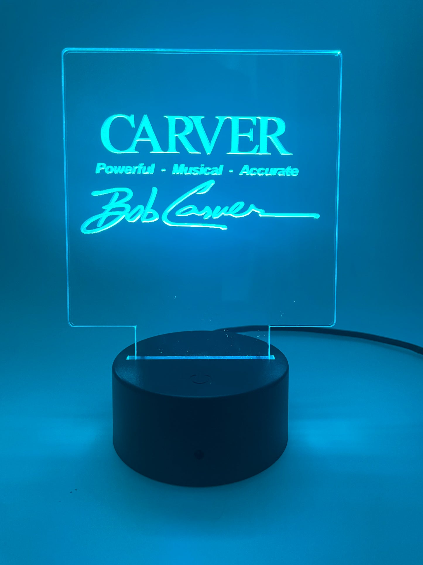 LED Acrylic Sign Music Lover's Room Decoration Carver