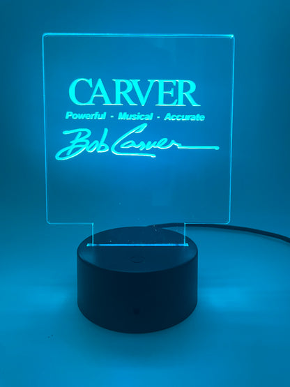 LED Acrylic Sign Music Lover's Room Decoration Carver