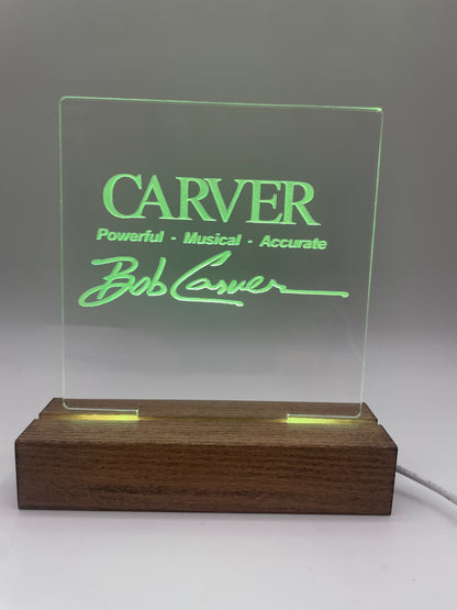 LED Acrylic Sign Music Lover's Room Decoration Carver