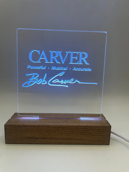 LED Acrylic Sign Music Lover's Room Decoration Carver
