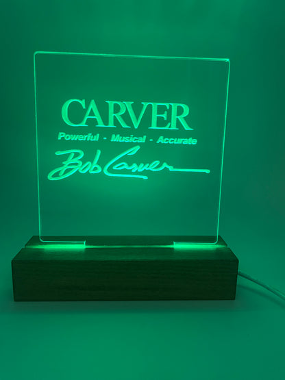 LED Acrylic Sign Music Lover's Room Decoration Carver