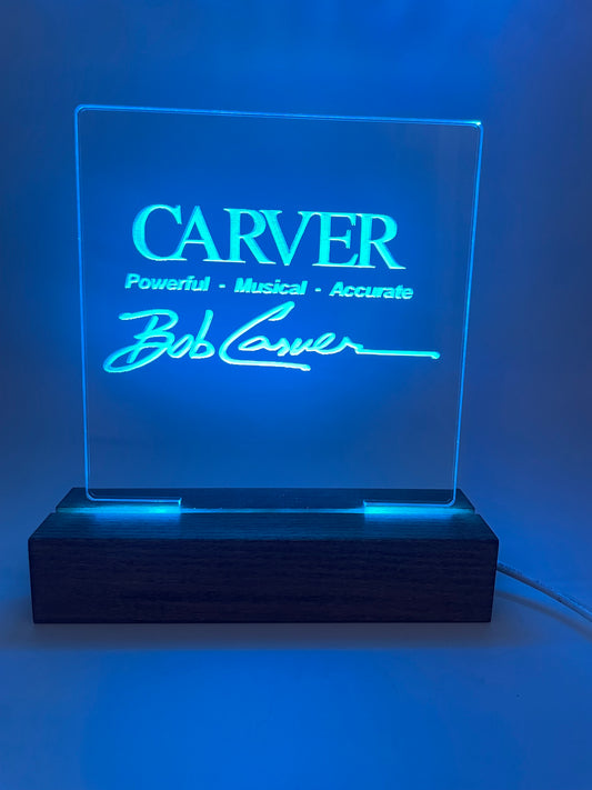 LED Acrylic Sign Music Lover's Room Decoration Carver