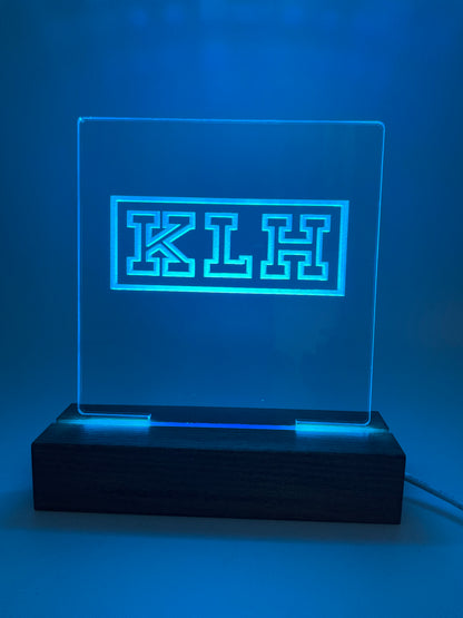 LED Acrylic Music Sign for Decoration KLH Music Lovers