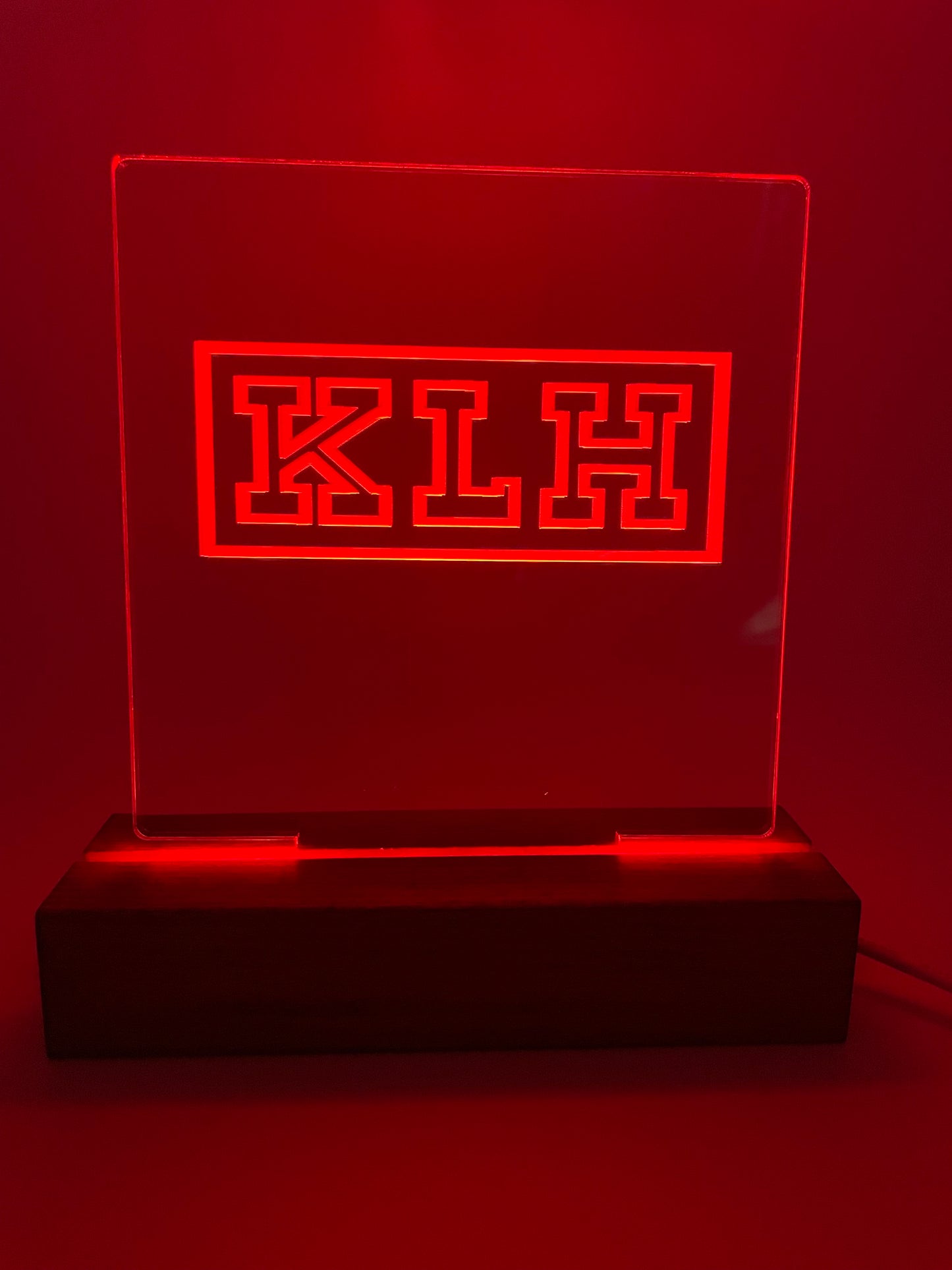 LED Acrylic Music Sign for Decoration KLH Music Lovers